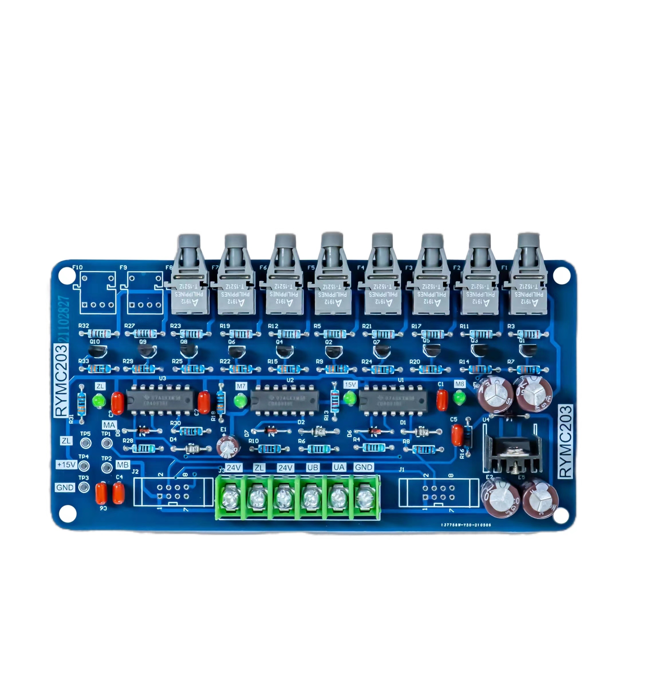 光纤接收板 RYMC203-2 RYMC203-4 订货号：02408 RYMC203-6 RYMC203-8